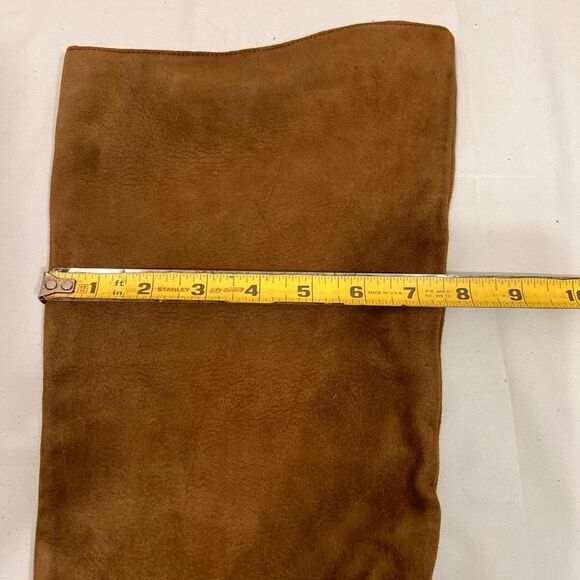 Dolce Vita Thea Brown Suede Knee High Stacked Heel Boots Size 13 Women - Picture 14 of 16